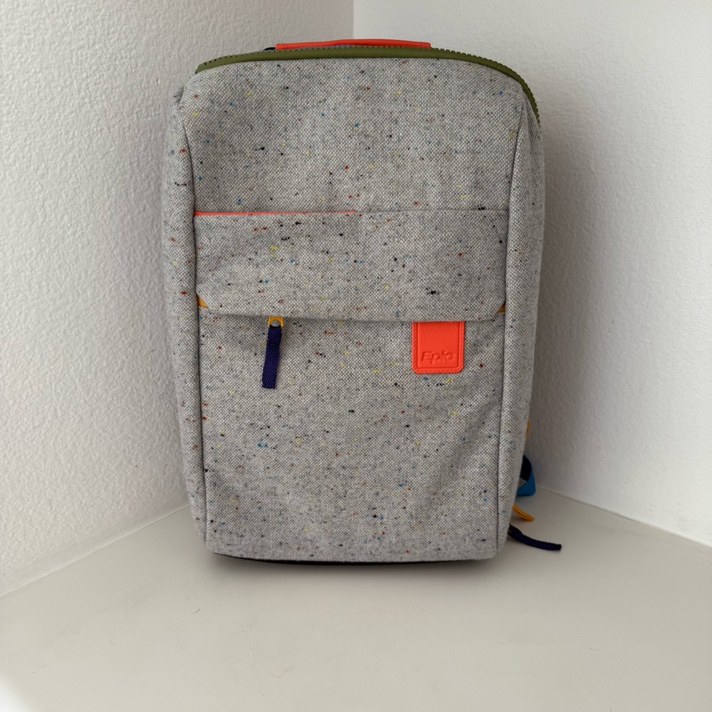 Epic Gray Laptop Backpack 17x11x5.5